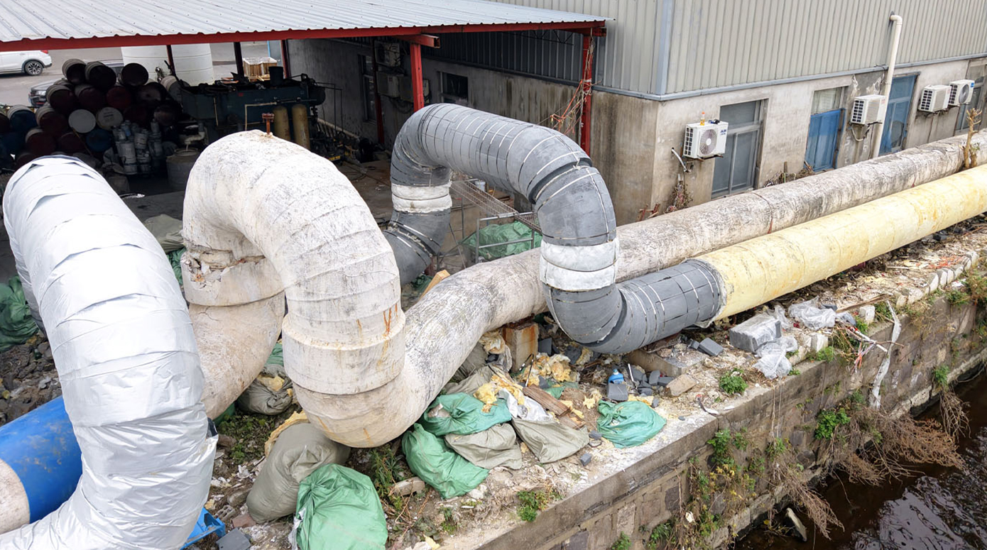 众茂杭州湾热电DN500热网保温改造项目