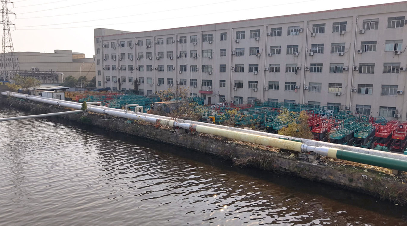 众茂杭州湾热电DN500热网保温改造项目